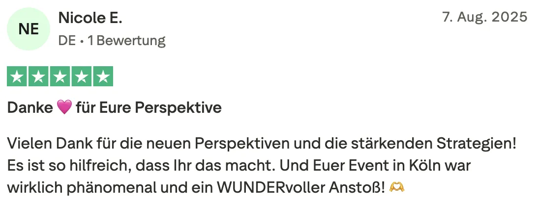 Schriftliche Erfahrung 17