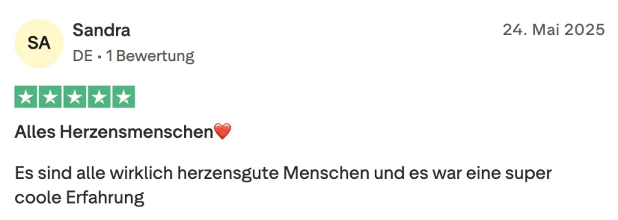 Schriftliche Erfahrung 26