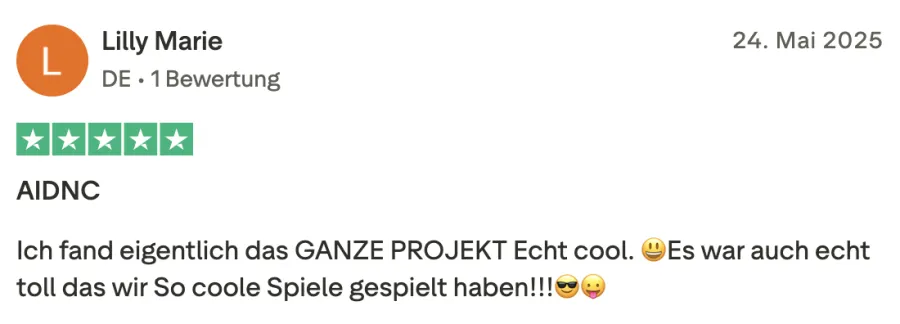 Schriftliche Erfahrung 24