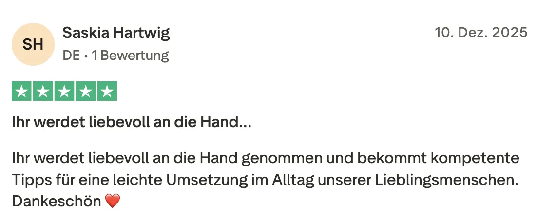 Schriftliche Erfahrung 3