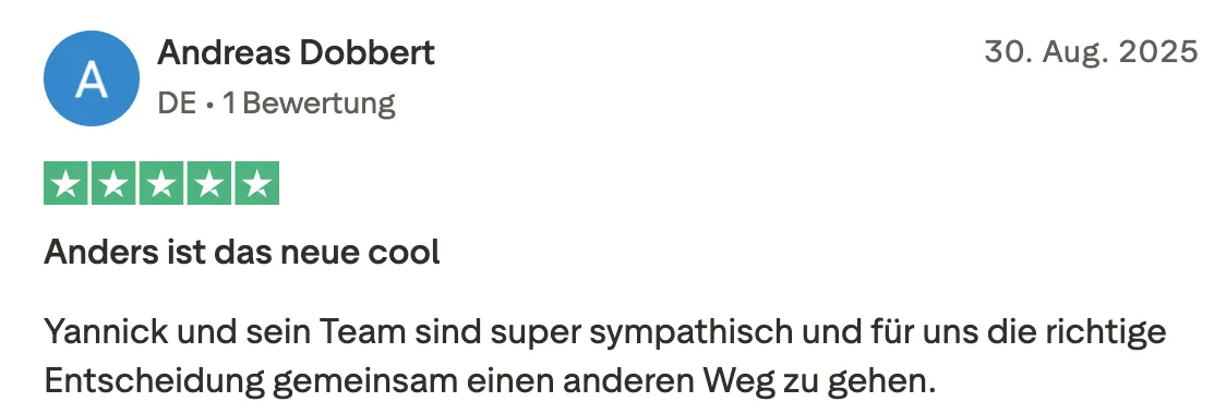 Schriftliche Erfahrung 10