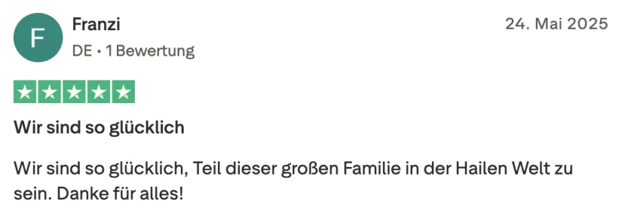 Schriftliche Erfahrung 25