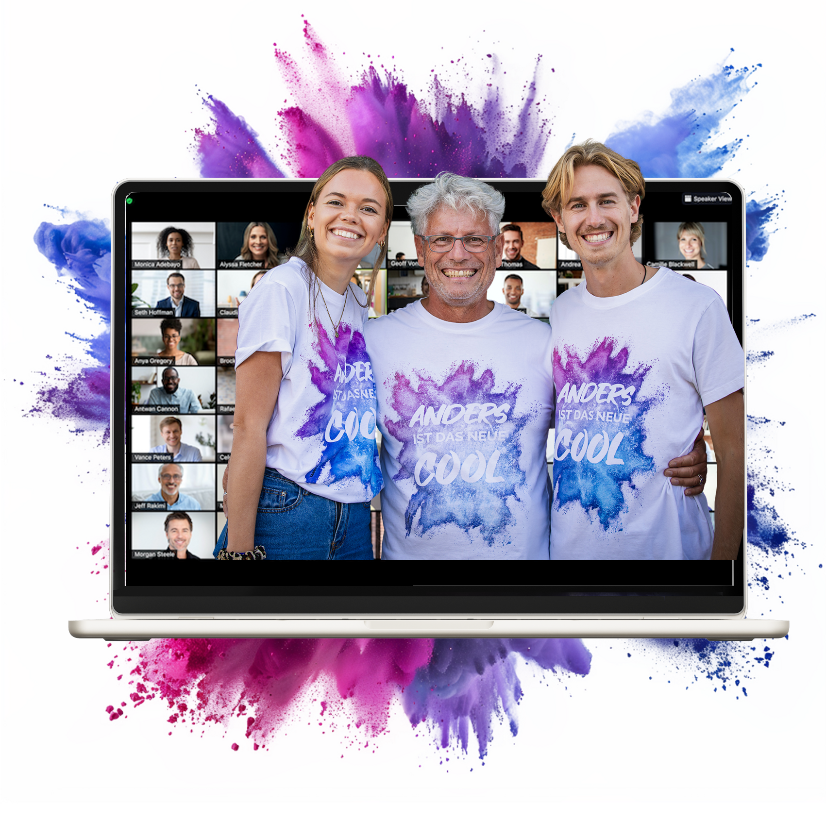Live-Training der Superheldenschmiede per Zoom mit Kindern und Eltern